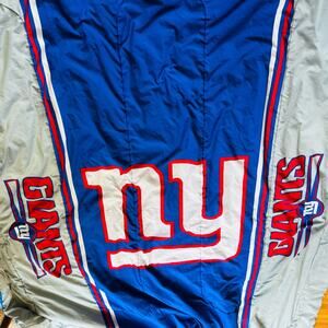 NFL New York Giants Football Full Size Comforter Big Blue G Men Jints 84" by 70"
